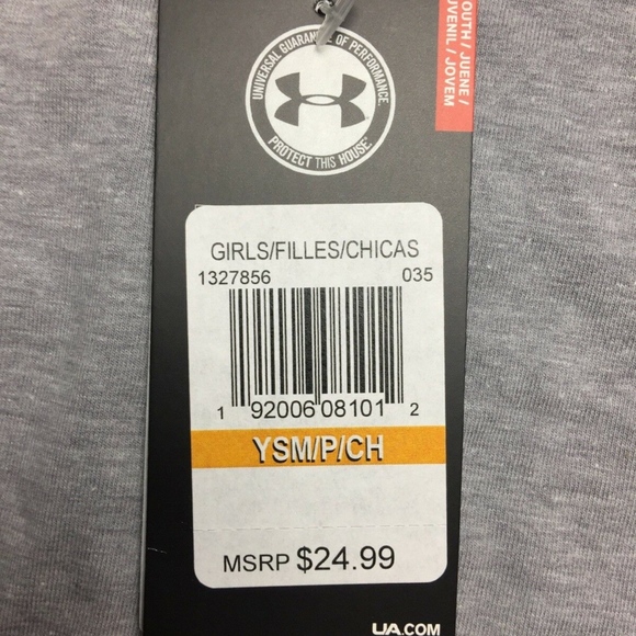 Under Armour Youth Girls T-Shirt 1C - Picture 6 of 6
